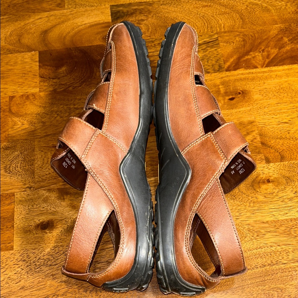 Cole Haan vibram Men's Tan Leather Loafers size 12 - Picture 9 of 12
